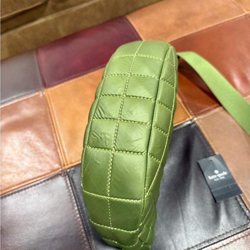 Kate Spade Olive Quilted Crossbody Bag - Picture 3 of 5
